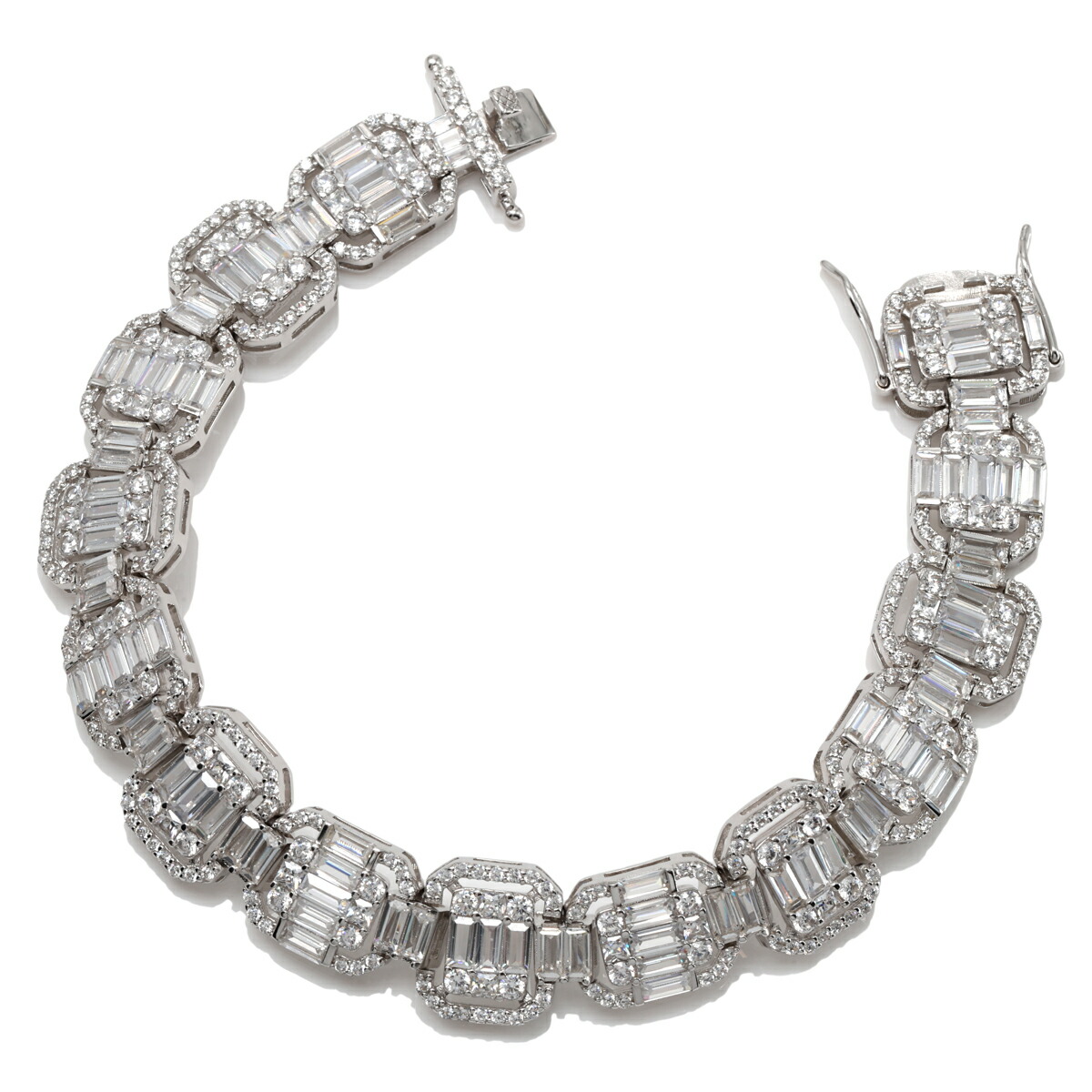シルバー ブレスレット 幅13mm 19cm AHB-24001 SJ26|AVALANCHE GOLD&JEWELRY
