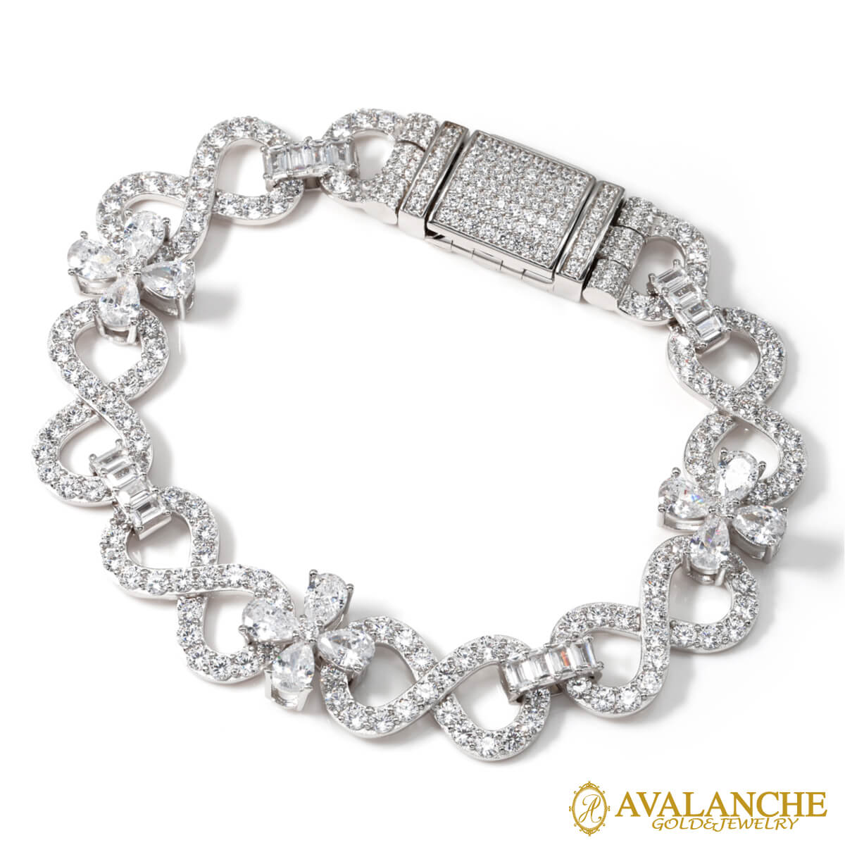 シルバー ブレスレット 幅13mm 19cm AXGN2504154-12MM SJ26|AVALANCHE GOLD&JEWELRY
