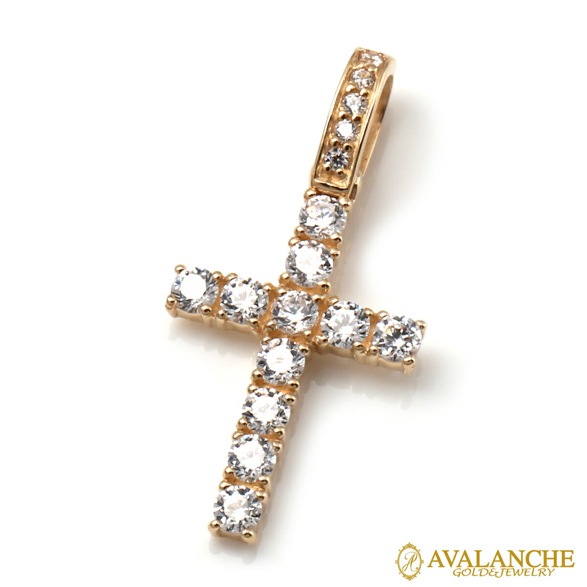 アヴァランチ　10K イエローゴールド クロス ペンダント Mサイズ 楽天市場】10K イエローゴールド ペンダント Mサイズ 3-14331-01