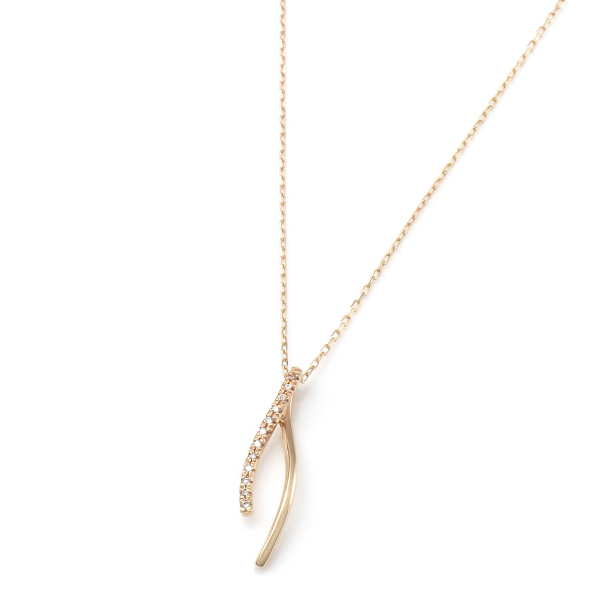 ダイヤモンド 10K イエローゴールド ネックレス&ペンダント 40cm 783360149｜AVALANCHE GOLD＆JEWELRY