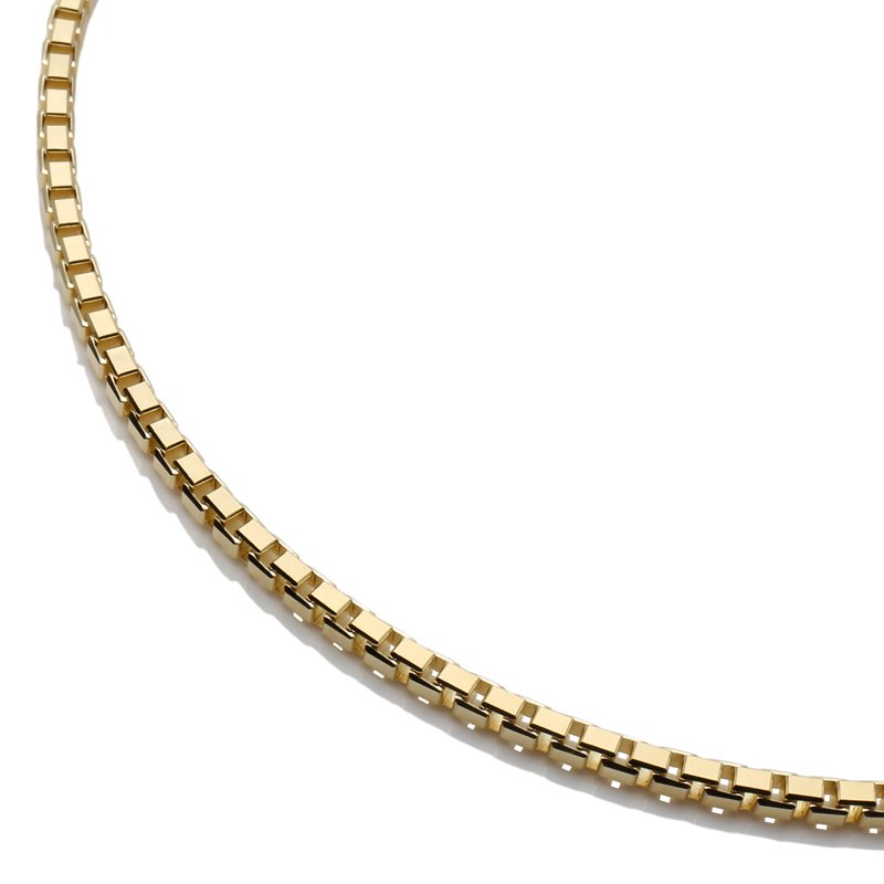 楽天市場】10K イエローゴールド フランクリンネックレス 幅3.2mm 46cm