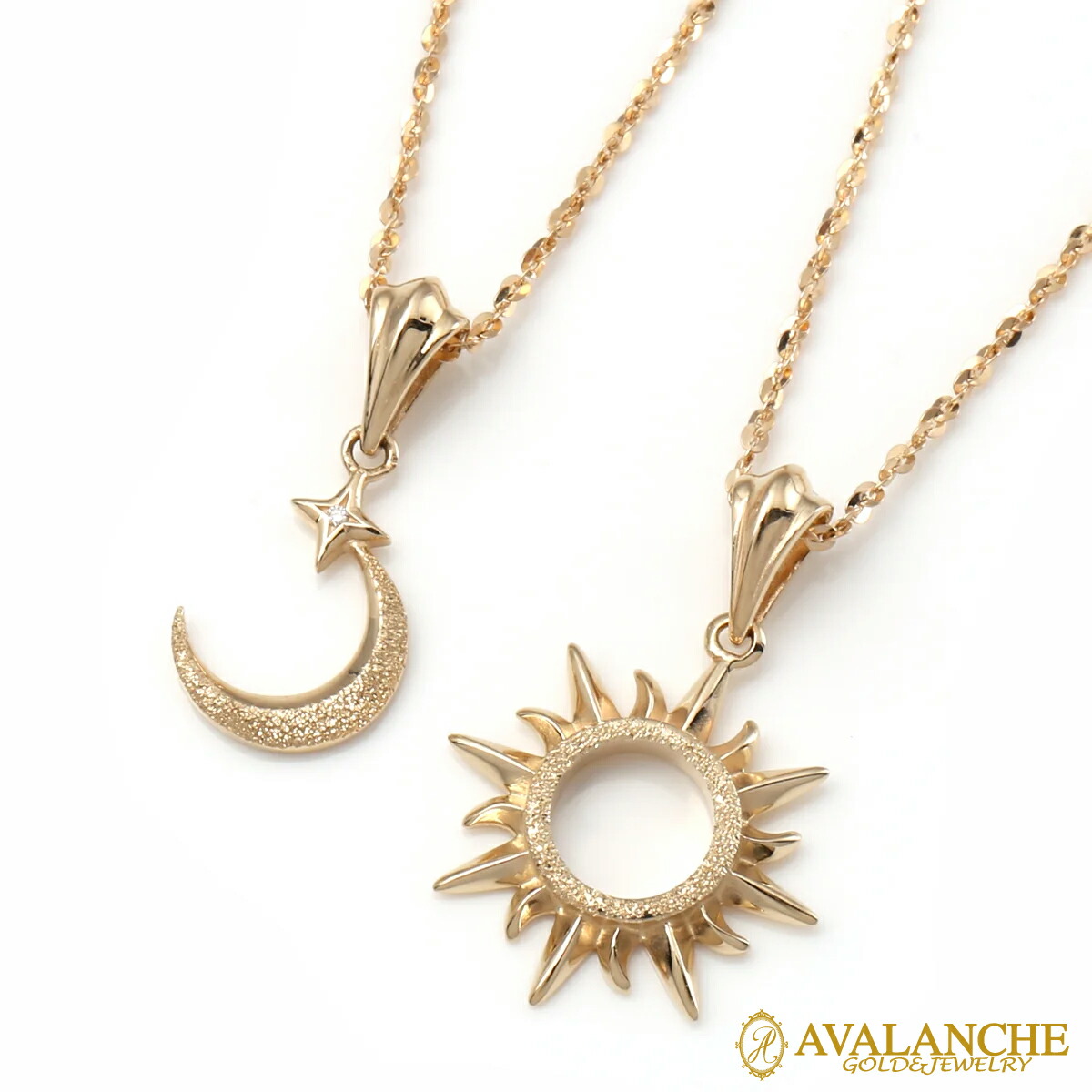 10K イエローゴールド ネックレス&ペンダント 40cm-50cm 3-16303-01/3-16178-01/FMZ-15|AVALANCHE GOLD&JEWELRY