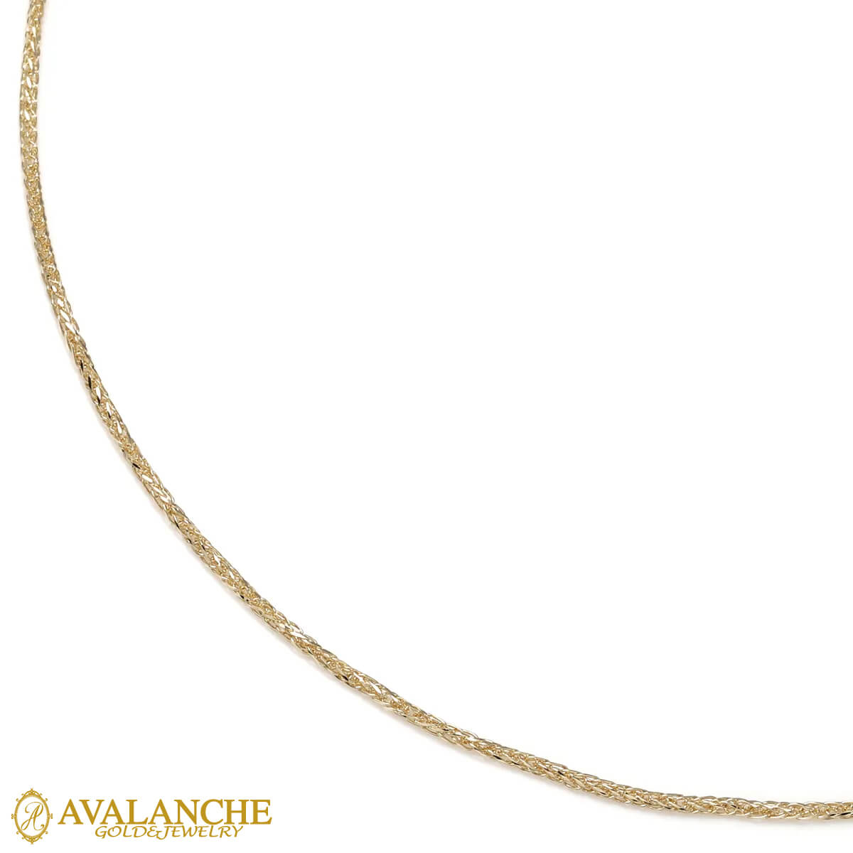 K*6様 AVALANCHE 10Kゴールド フランクリンチェーン 10K イエローゴールド フランクリンネックレス 幅2mm 45cm-60cm