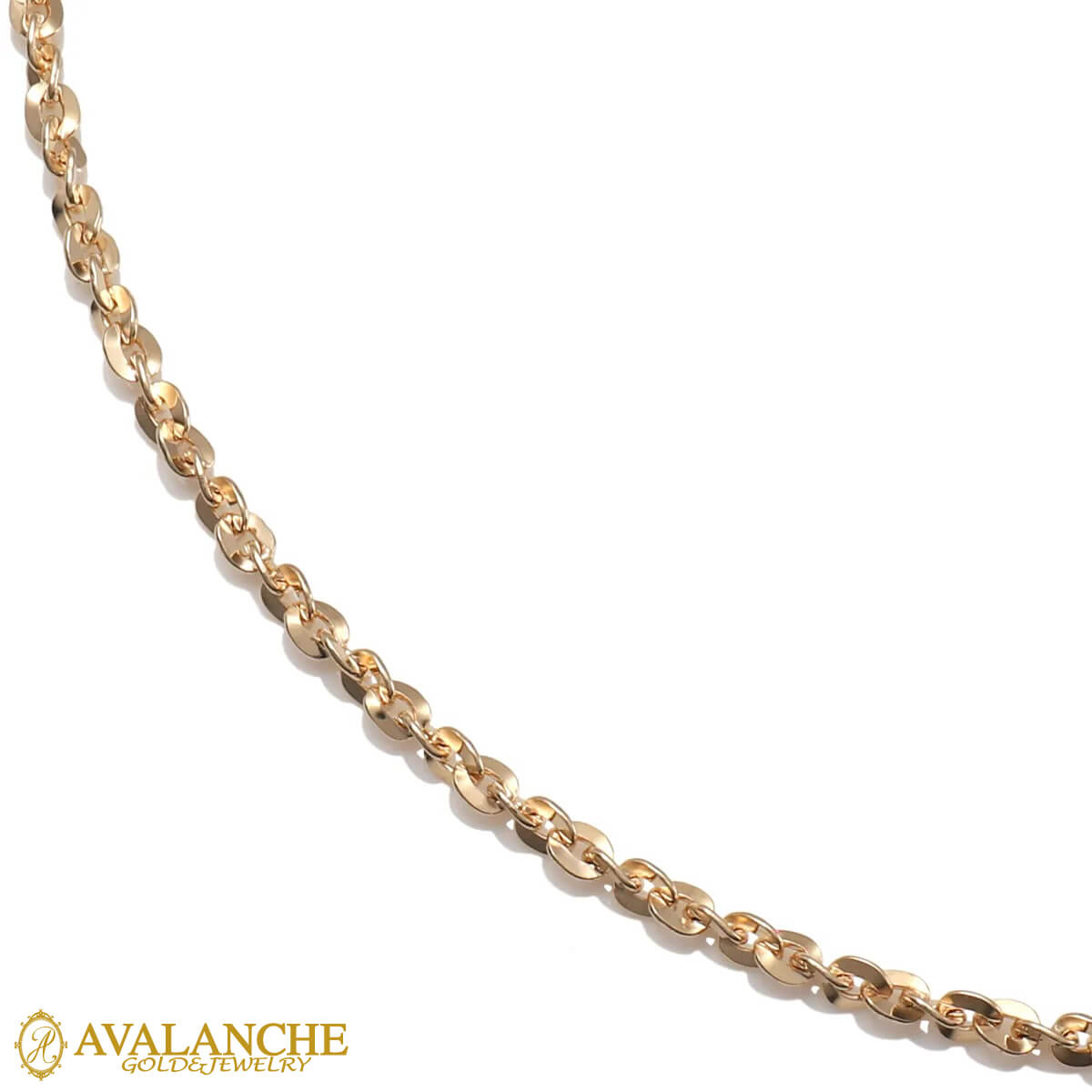 K10 イエローゴールド クロスケーブルネックレス 幅2mm 40cm 0.5 imgrc0123404847.jpg