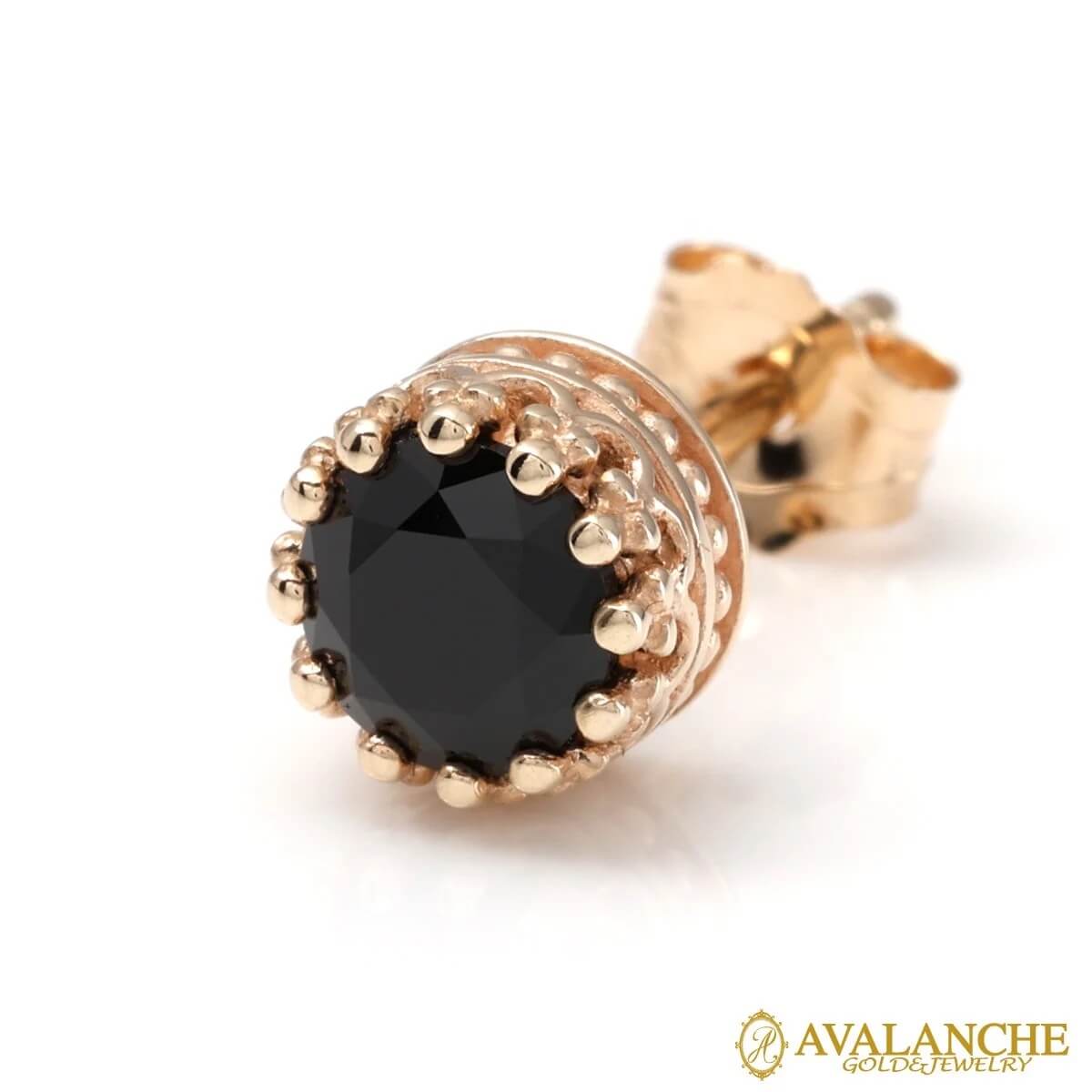 楽天市場】10K イエローゴールド ピアス 5mm 972-5140 SJ24