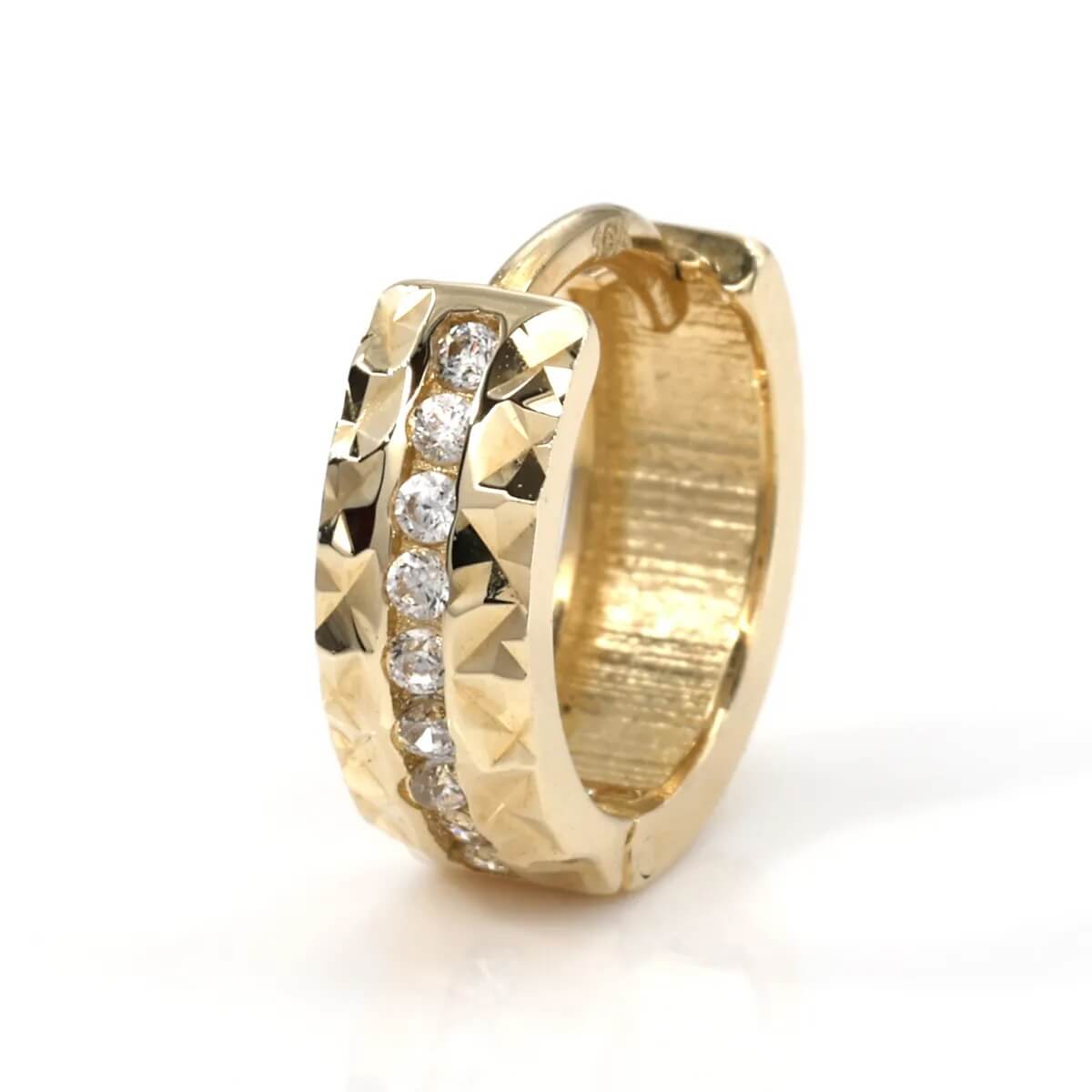 楽天市場】ダイヤモンド 10K イエローゴールド ピアス 12mm E2463-10Y