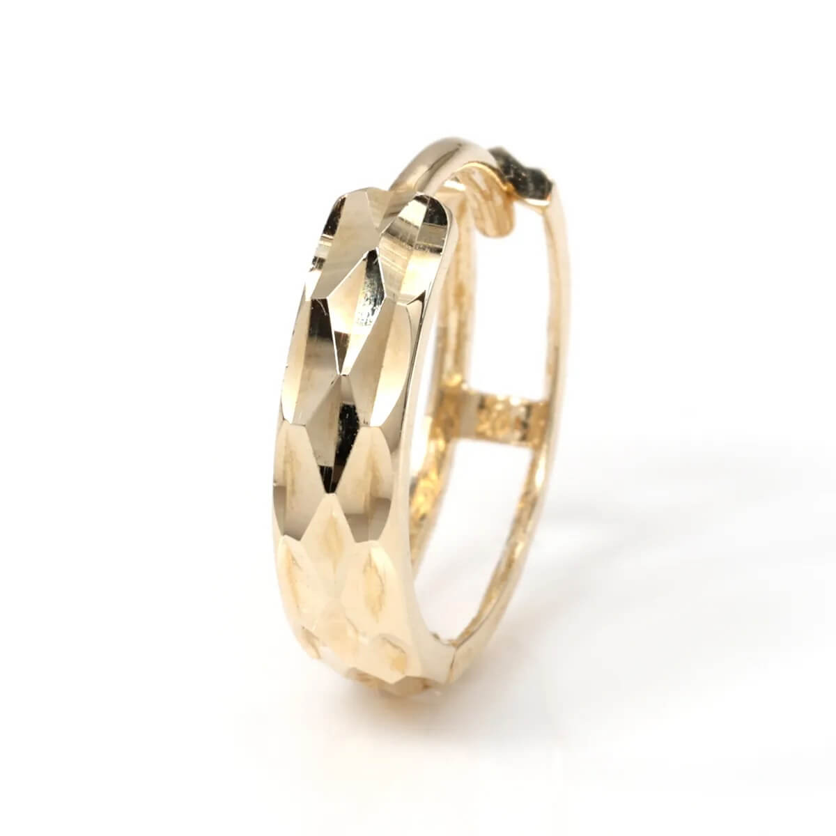 10K 黄色ゴールド ピアス 13粍  972-6277
