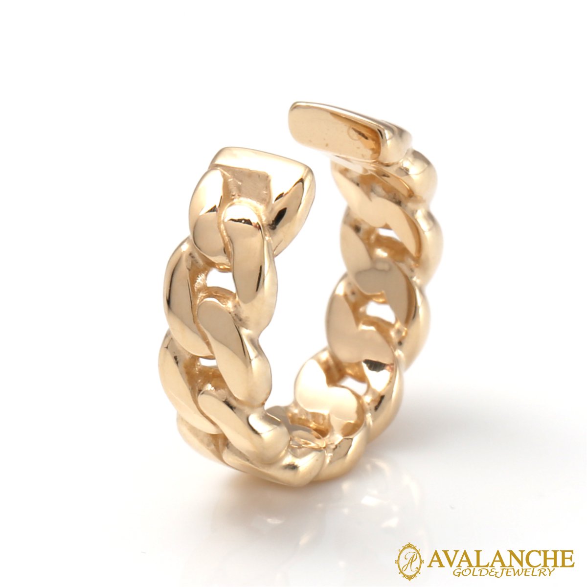 10K イエローゴールド イヤーカフ 13mm 4-11205-01｜AVALANCHE GOLD＆JEWELRY 20,100円