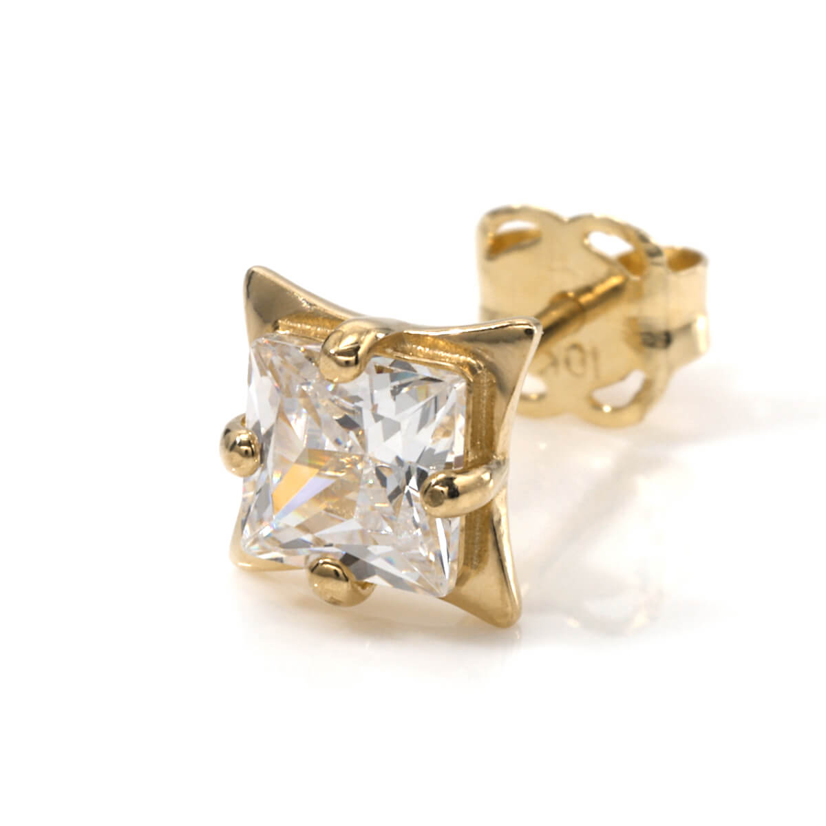 10K イエローゴールド ピアス 5.5mm 972-6802｜AVALANCHE GOLD＆JEWELRY 7,560円