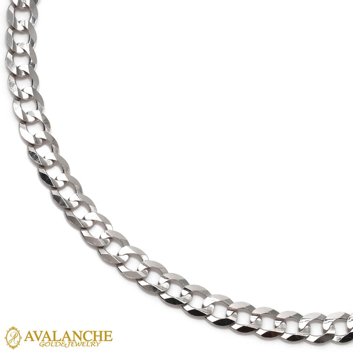 楽天市場】10K ホワイトゴールド フランクリンネックレス 幅1.5mm 45cm