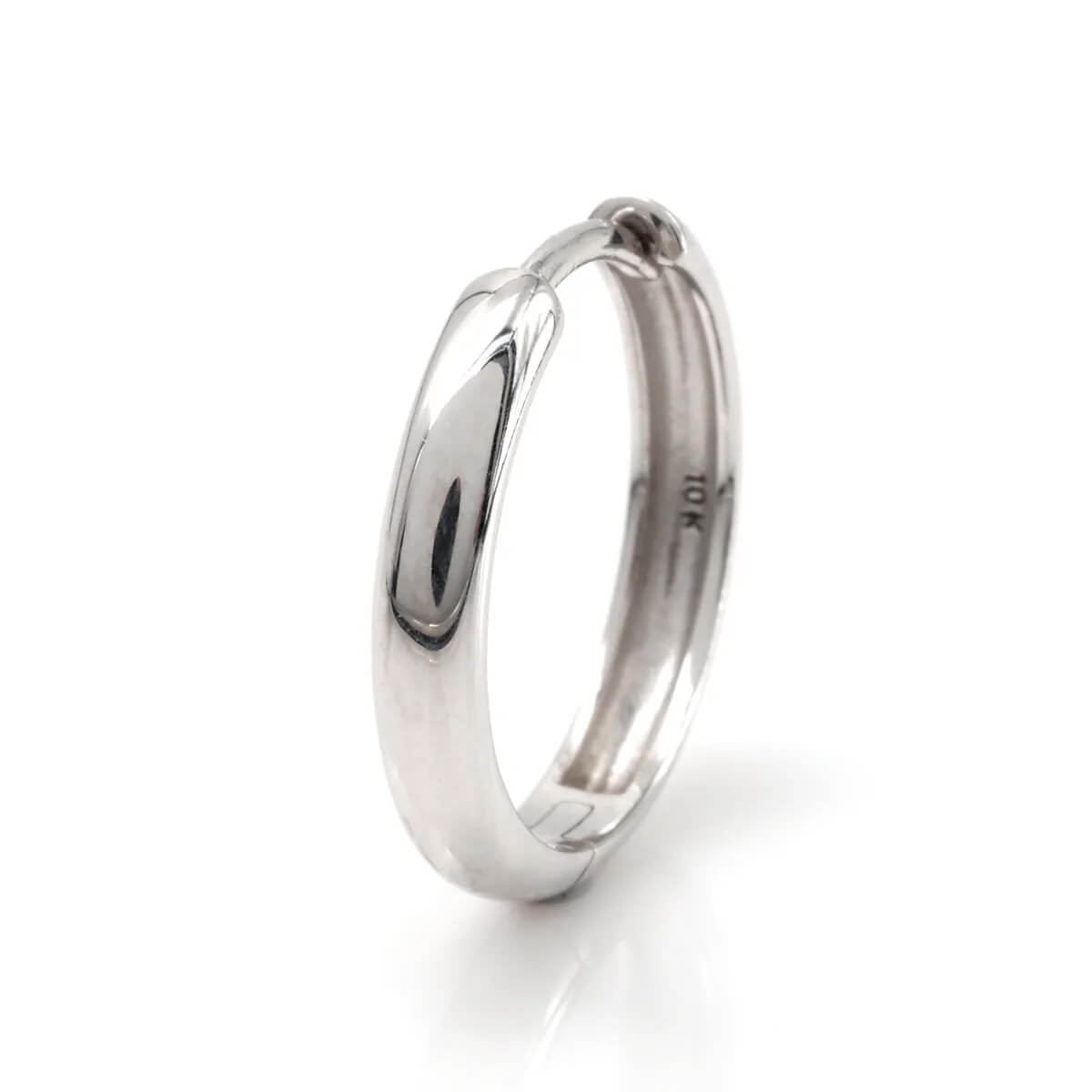 10K 白いことゴールド ピアス 17粍 973-3138
