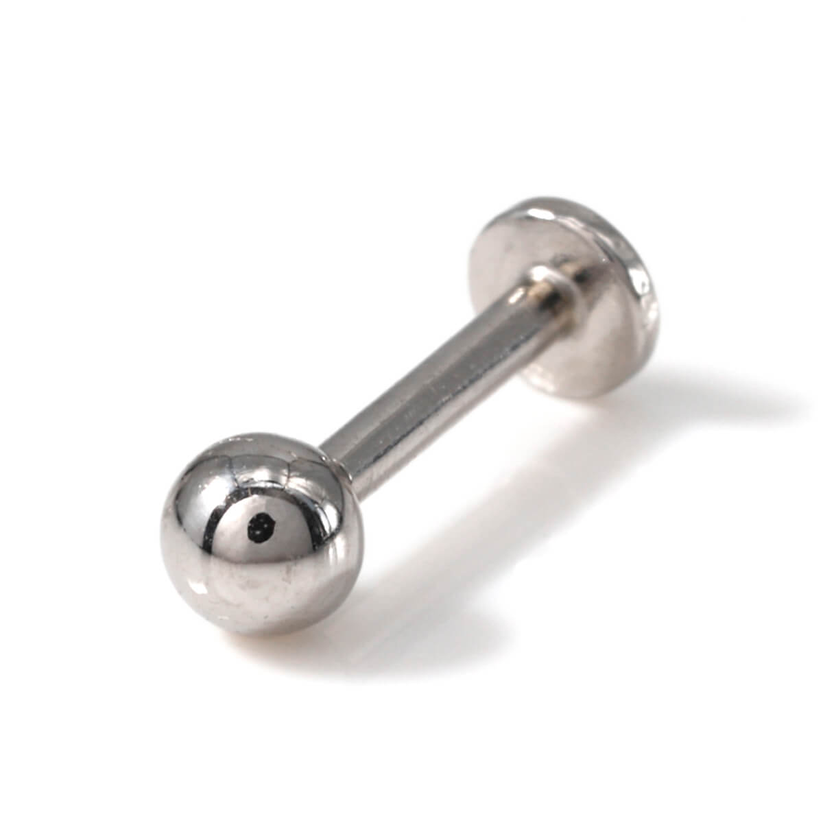 14K ホワイトゴールド ボディピアス PL057-3MM