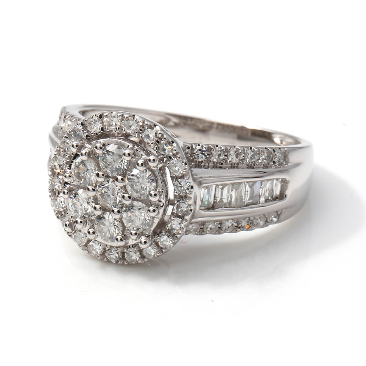 ダイヤモンド 10K ホワイトゴールド リング 14号 A0225700-WG｜AVALANCHE GOLD＆JEWELRY