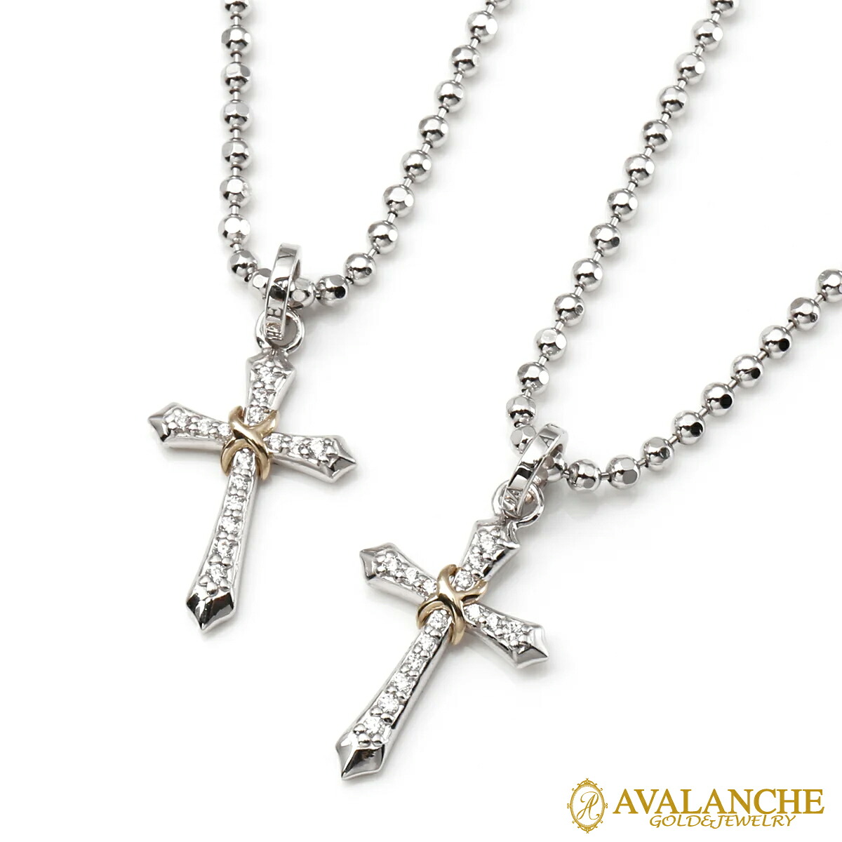 コンビネーション ジュエリー ネックレス&ペンダント 40cm-50cm 3-16341-01/200KPLD|AVALANCHE GOLD&JEWELRY