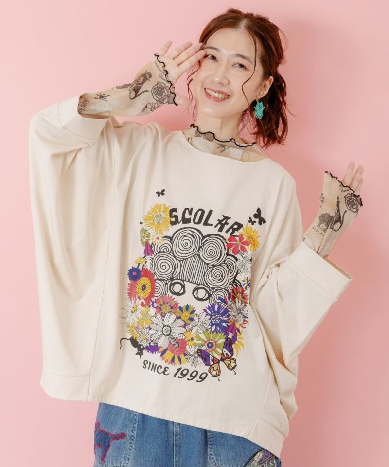 eLLa_Selectshop スカラッププルオーバー ella selectshop スカラッププルオーバーネイビー