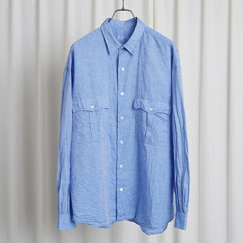 Porter Classic / ポータークラシック / ROLL UP LINEN COTTON SHIRT (CANCLINI) / PC-016-2765