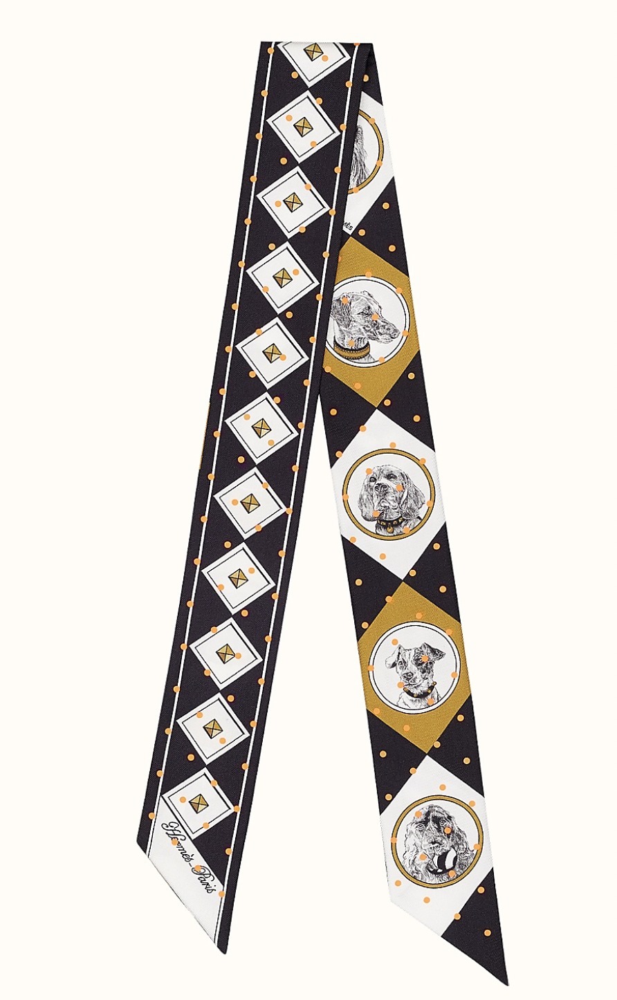 上品で華やか♪【HERMES】Colliers et Chiens ツイリー 楽天市場】≪新品≫エルメス ツイリー 「colliers et chiens
