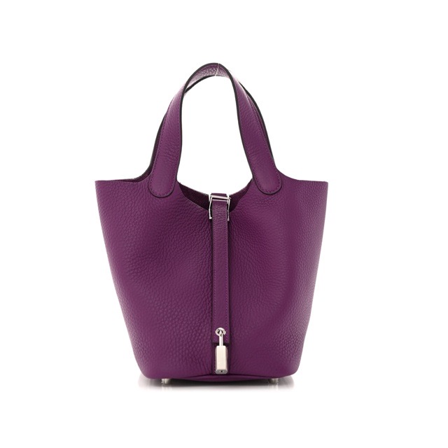 エルメス ピコタンロックPM アネモネ トリヨンクレマンス シルバー金具 HERMES PICOTIN LOCK 18 ANEMONE TAURILLON CLEMENCE SILVER HARDWARE【中古】|AVENUE TOKYO