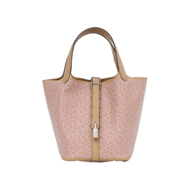 エルメス ピコタンロックPM ラッキーデイジー チャイ スイフト シルバー金具 HERMES PICOTIN LOCK 18 LUCKY DAISY CHAI SWIFT SILVER HARDWARE