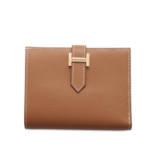 エルメス ベアン コンパクトウォレット ゴールド エプソン ゴールド金具 折り金入れ HERMES BEARN COMPACT WALLET GOLD EPSOM GOLD HARDWARE