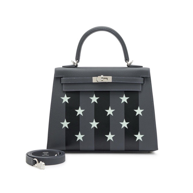 【ケリーバックルで品格を】エルメス パンプス Kelly ノワール エルメス ケリー20(ミニケリー) ノワール クロコダイル シルバー
