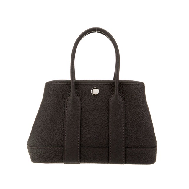 エルメス ネオ ガーデンパーティー 23 エベンヌ エベーヌ ネゴンダ シルバー金具 HERMES NEO GARDEN PARTY 23 TOTE EBENE NEGONDA SILVER HARDWARE