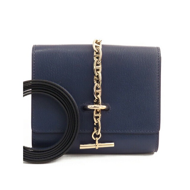 楽天市場】エルメス ジップアンゴー シェーヌ・ダンクル 財布 ブルー