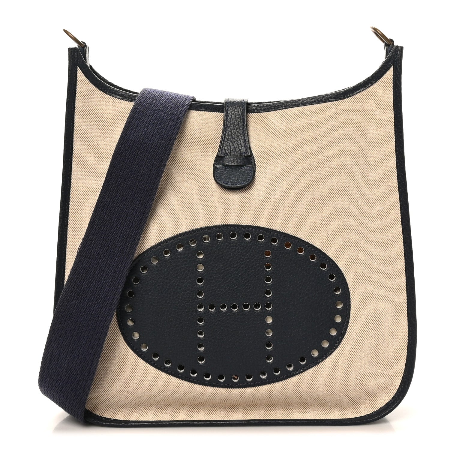 エルメス エヴリン GM Bleu De Prusse アルデンヌ ゴールド金具 HERMES EVELYNE GM BLEU DE PRUSSE ARDENNES GOLD HARDWARE バッグ・小物・ブランド雑貨-ショルダーバッグ・メッセンジャーバッグ