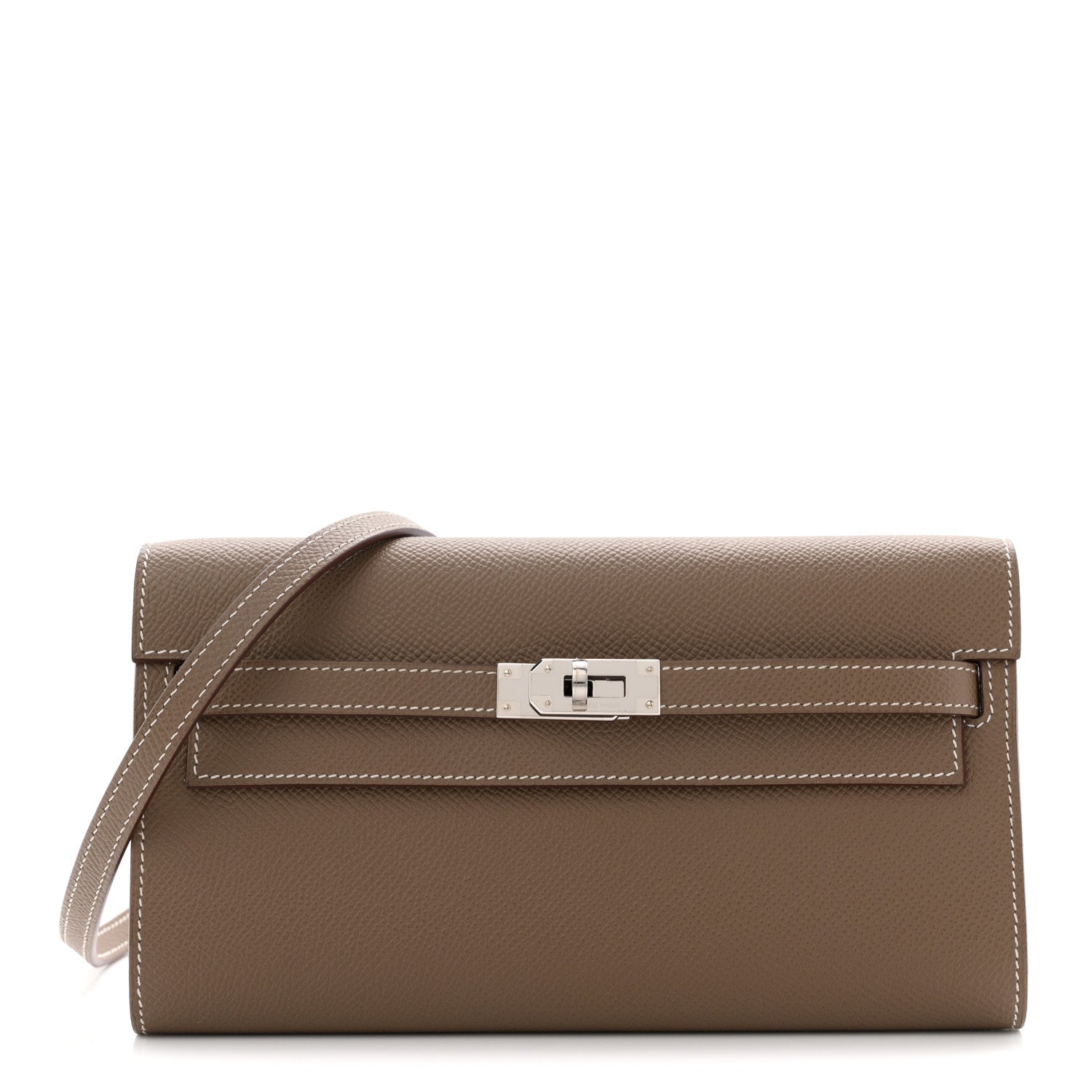 エルメス ケリートゥーゴー 長財布 Etoupe エプソン シルバー金具 HERMES KELLY TO GO WALLET ETOUPE EPSOM SILVER HARDWARE|AVENUE TOKYO