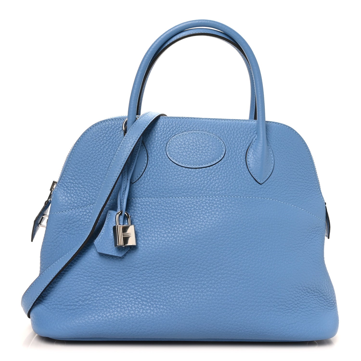 エルメス ボリード 31 Bleu Paradis トリヨンクレマンス しろがね色金具 HERMES BOLIDE 31 BLEU PARADIS TAURILLON CLEMENCE SILVER HARDWARE