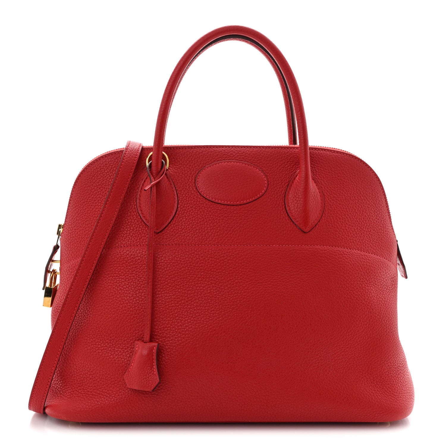 エルメス ボリード 35 Rouge Piment トリヨンクレマンス さくら色ゴールド金具 HERMES BOLIDE 35 ROUGE PIMENT TAURILLON CLEMENCE ROSE GOLD HARDWARE