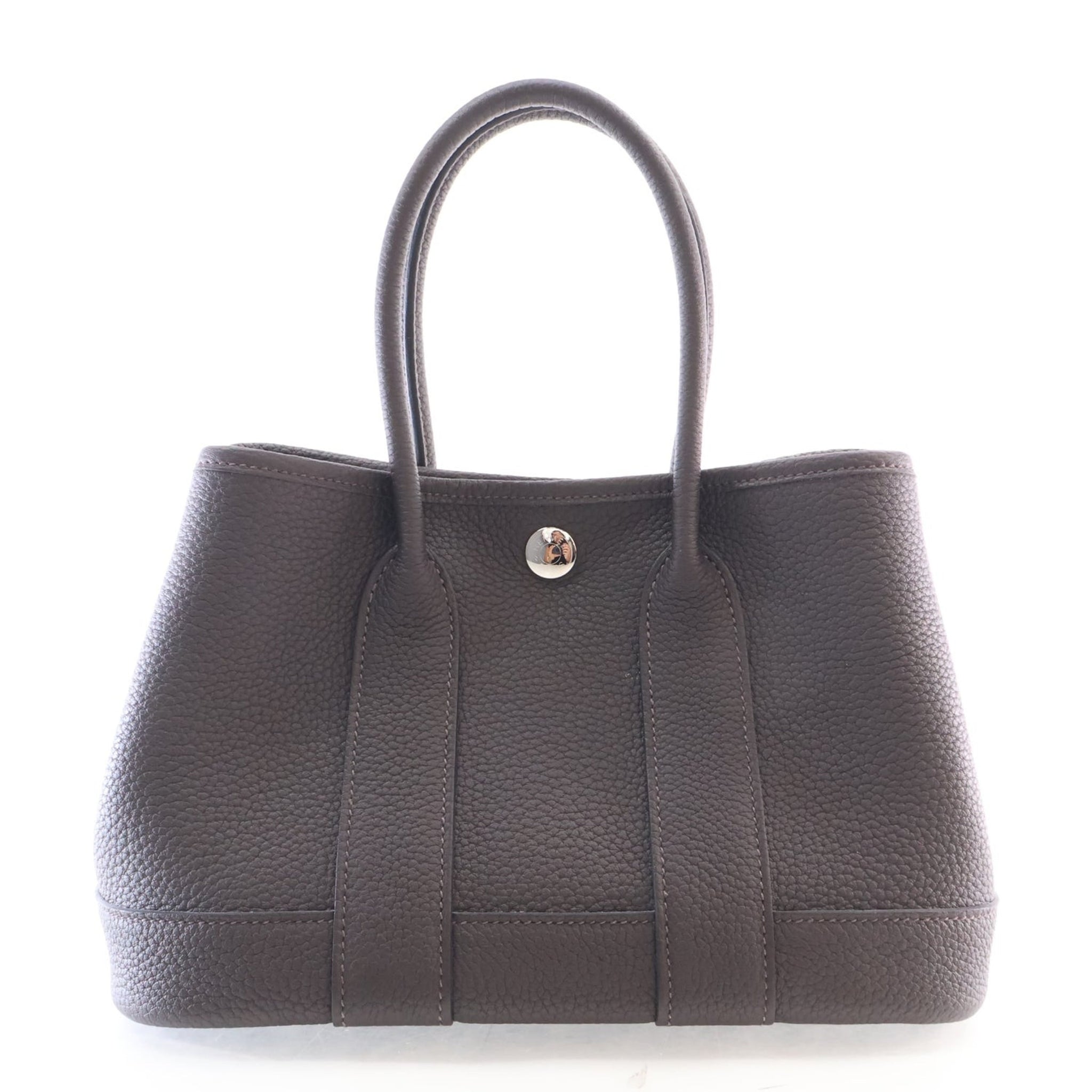 エルメス ネオ ガーデンパーティー 23 Ebene ネゴンダ シルバー金具 HERMES NEO GARDEN PARTY 23 EBENE NEGONDA SILVER HARDWARE|AVENUE TOKYO