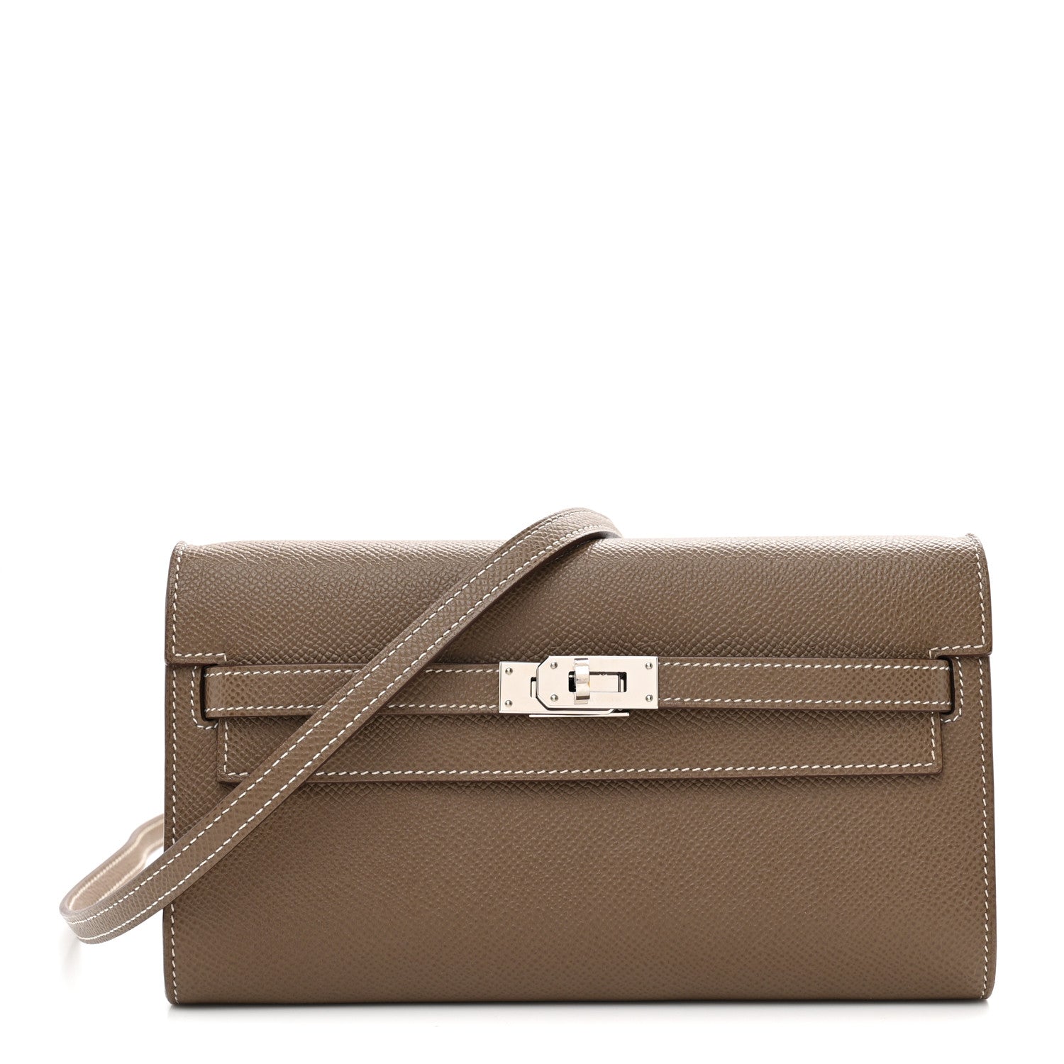 エルメス ケリートゥーゴー 長財布 Etoupe エプソン シルバー金具 HERMES KELLY TO GO WALLET ETOUPE EPSOM SILVER HARDWARE｜AVENUE TOKYO