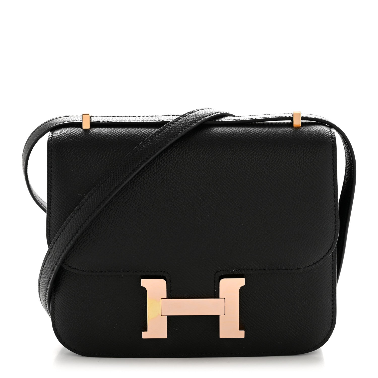 エルメス ミニコンスタンス 18 Black エプソン ローズゴールド金具 HERMES MINI CONSTANCE 18 BLACK EPSOM ROSE GOLD HARDWARE｜AVENUE TOKYO