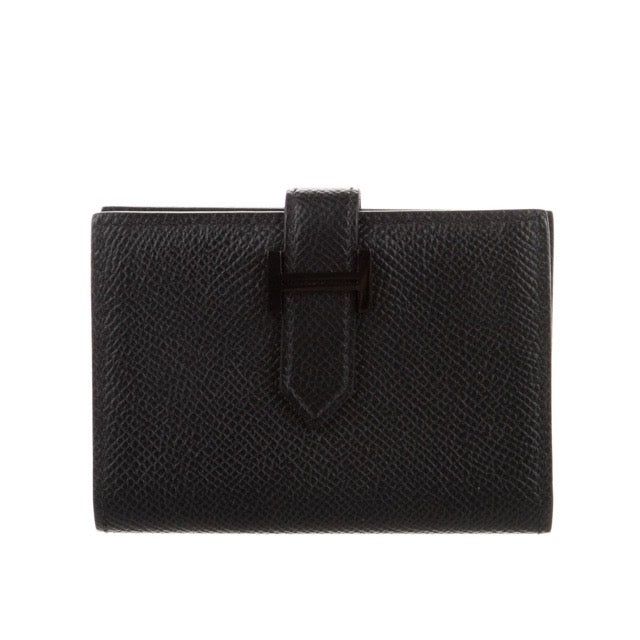 モノクローム エルメス ベアンカードホルダー ウォレット ブラック エプソン ブラック金具 カードケース 財布 HERMES BEARN MONOCHROME CARD HOLDER WALLET BLACK EPSOM BLACK HARDWARE【中古】|AVENUE TOKYO