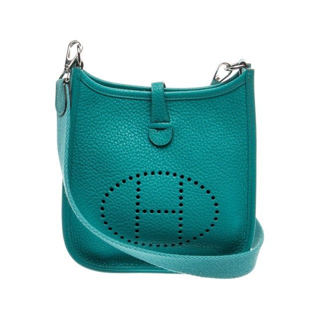 エルメス ミニエヴリン TPM Bleu Paon クレマンス シルバー金具|AVENUE TOKYO