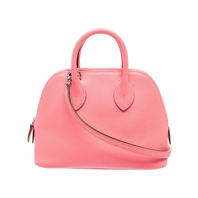 エルメス ミニ ボリード 1923 Rose Azalee エバーカラー シルバー金具｜AVENUE TOKYO