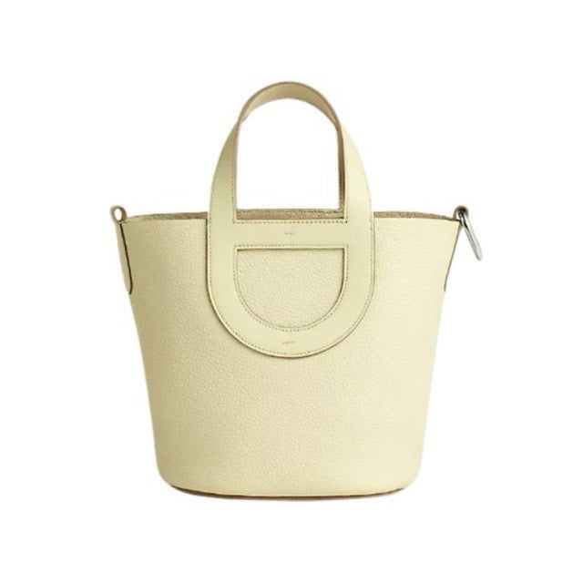 エルメス インザループ 18 Jaune Milton トリヨンクレマンス スイフト しろがね色金具