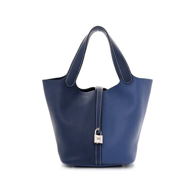 エルメス ピコタンロックMM カザック Bleu Saphir Bleu Brighton トリヨンクレマンス シルバー金具|AVENUE TOKYO