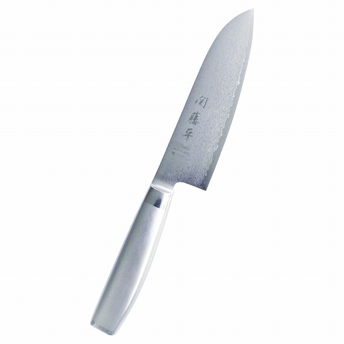 関藤平 フルメタル ダマスカス69層鋼 三徳包丁【送料無料】★|ショッピングアベニュー