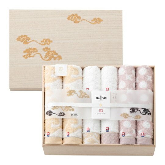 【ポイント5倍】imabari towel japan 今治タオル 今治謹製 雲母唐長 唐長文様 タオルセット 【出産内祝い 内祝い お祝い ギフト 出産祝い お返し 返礼 結婚内祝い 新築内祝い 成人内祝い 初節句内祝 入学内祝い 暑中見舞い】【送料無料 送料込み】