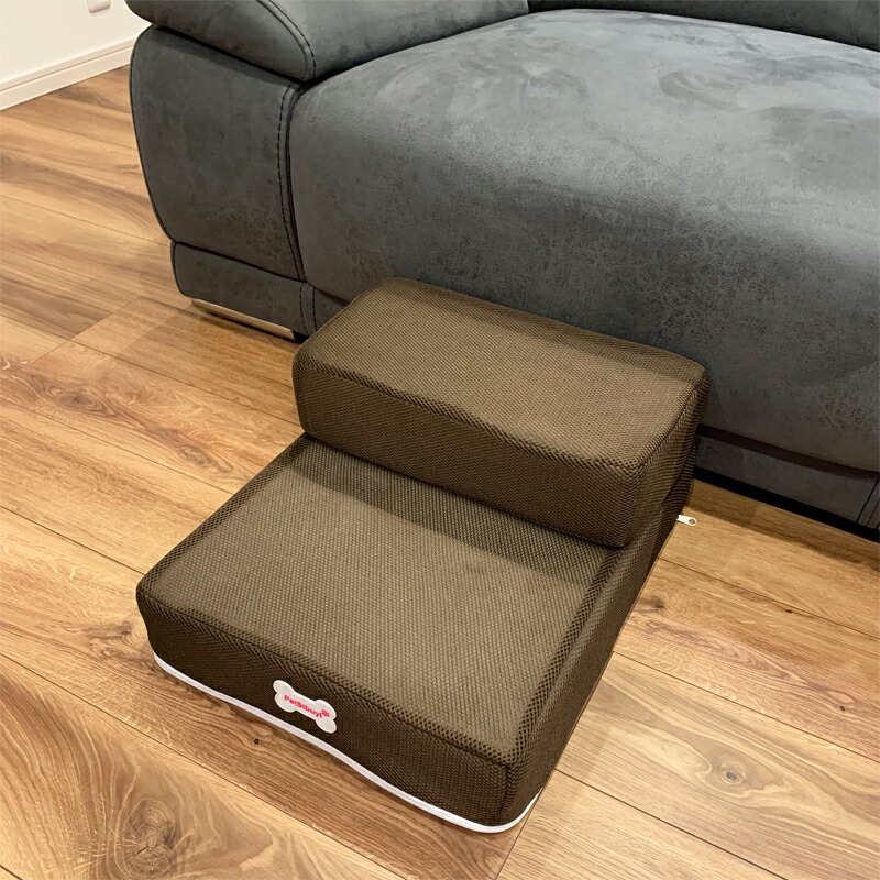 Lサイズ ドッグステップ ソファー おしゃれ 階段 ベッド 補助 シンプル 滑り止め 小型犬 1段 踏み台 犬用 ステップ