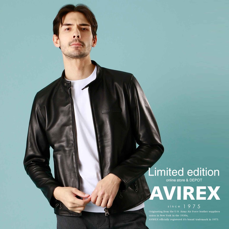 楽天市場】AVIREX 公式通販 | スタンド シングル ライダース 