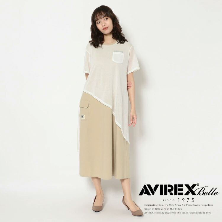 レディースファッション ワンピース 本物品質の 公式通販 Belle Avirex シアーニット 女性 アヴィレックス レディース One Piece アビレックス Combi コンビワンピース Knit Revista Facene Com Br