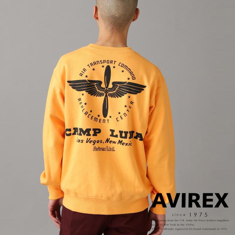 楽天市場】AVIREX 公式通販｜FADE WASH CREW NECK SWEAT NEW YORK