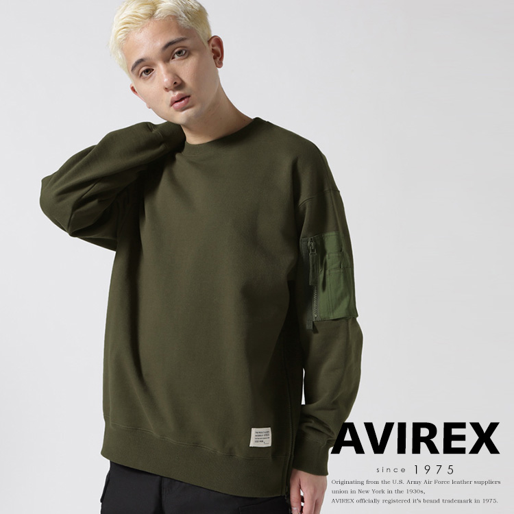 楽天市場】予約｜AVIREX 公式通販｜CREW NECK SWEAT DIGGIN ON YOU