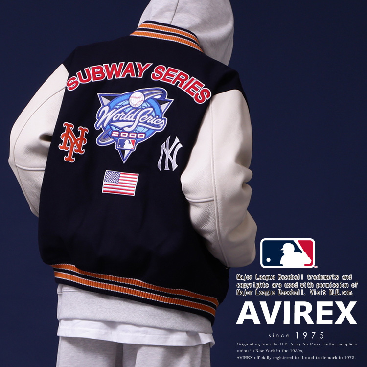 楽天市場】AVIREX 公式通販｜《AVIREX × MLB》MA-1 SUBWAY SERIES / MA