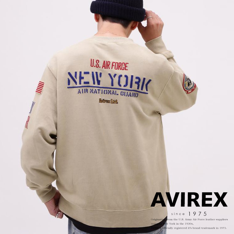 楽天市場】AVIREX 公式通販｜《COLLECTION》CREW NECK SWEAT WEST