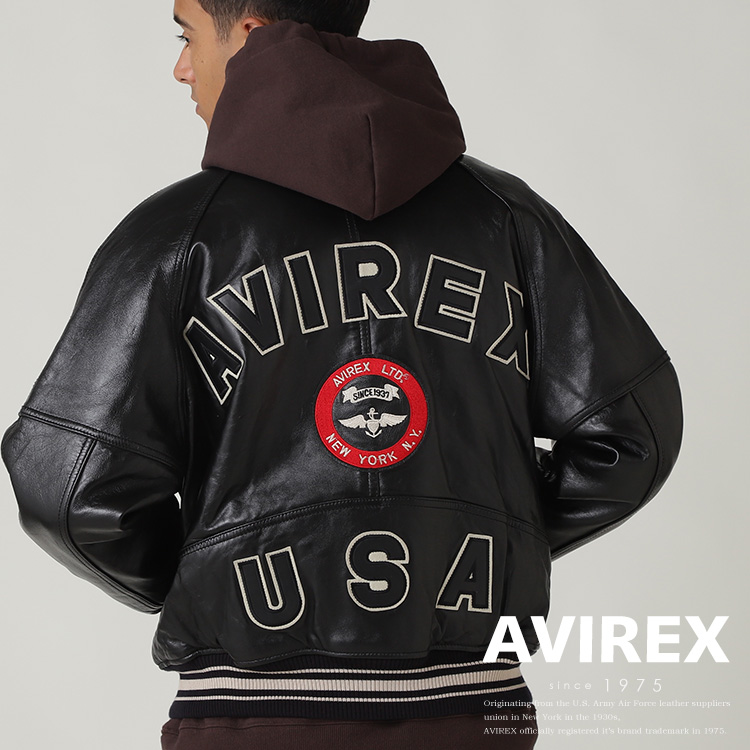 楽天市場】☆SALE｜AVIREX 公式通販｜《COLLECTION》LEATHER RACING 