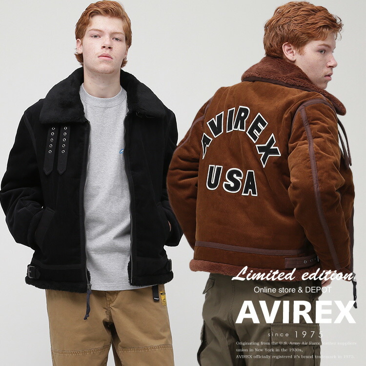 楽天市場】AVIREX 公式通販｜《AVIREX × EXPANSION》LEATHER SLEEVE MA